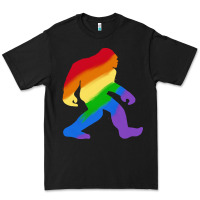 Black bigfoot t  shirt rainbow bigfoot t  shirt Premium Tee - linhVisuals