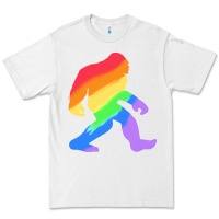 White bigfoot t  shirt rainbow bigfoot t  shirt Premium Tee - linhVisuals