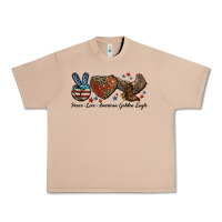 Burro Western Peace Love American Golden Eagle Urban Heavy Tee - LillyAllenDesigns