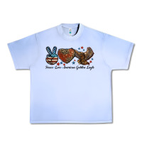 Grape Ice Western Peace Love American Golden Eagle Urban Heavy Tee - LillyAllenDesigns