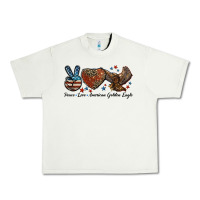 Pistachio Western Peace Love American Golden Eagle Urban Heavy Tee - LillyAllenDesigns
