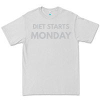 Dove Grey diet starts monday Premium Tee - linhVisuals