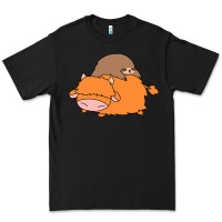 Black sloth and highland cow Premium Tee - linhVisuals