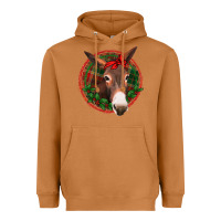 Meerkat Christmas donkey with bandana Heavyweight Hoodie - Jasminsmagicworld