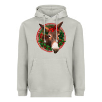 Moon Dust Christmas donkey with bandana Heavyweight Hoodie - Jasminsmagicworld