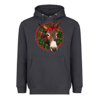 Smoke Christmas donkey with bandana Heavyweight Hoodie - Jasminsmagicworld