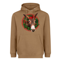 Toasted Coconut Christmas donkey with bandana Heavyweight Hoodie - Jasminsmagicworld
