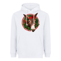 White Christmas donkey with bandana Heavyweight Hoodie - Jasminsmagicworld