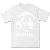 White gift for men kissing the pink Premium Tee - linhVisuals