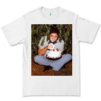 White johnny cash eating cake in a bush Premium Tee - linhVisuals