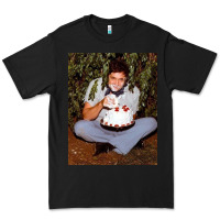 Black johnny cash eating cake in a bush Premium Tee - linhVisuals