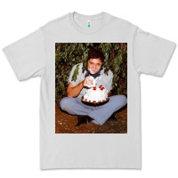 Dove Grey johnny cash eating cake in a bush Premium Tee - linhVisuals