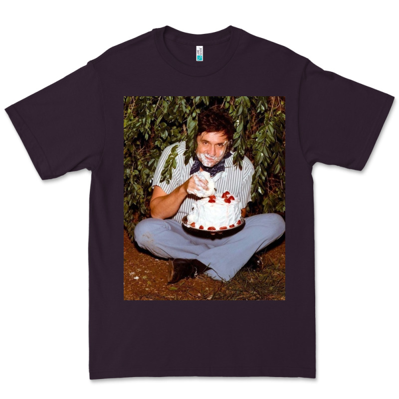 Johnny Cash Eating Cake In A Bush Premium Tee by linhVisuals | Teevron