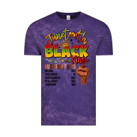 Cloud Purple juneteenth black king Vintage Tee - LillyAllenDesigns