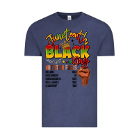 Vintage Denim juneteenth black king Vintage Tee - LillyAllenDesigns