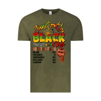 Vintage Olive juneteenth black king Vintage Tee - LillyAllenDesigns