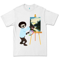 White bob sloth Premium Tee - linhVisuals