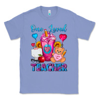 Colony Blue One Loved Teacher Valentines Day Cold Drink Frappe Classic Tee - FaDigitalArtStudio