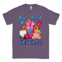 Lavender One Loved Teacher Valentines Day Cold Drink Frappe Classic Tee - FaDigitalArtStudio