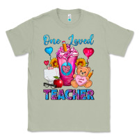 Matcha One Loved Teacher Valentines Day Cold Drink Frappe Classic Tee - FaDigitalArtStudio