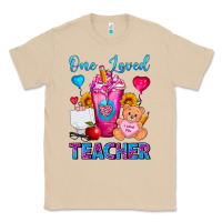 Mushroom One Loved Teacher Valentines Day Cold Drink Frappe Classic Tee - FaDigitalArtStudio