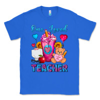 True Royal One Loved Teacher Valentines Day Cold Drink Frappe Classic Tee - FaDigitalArtStudio