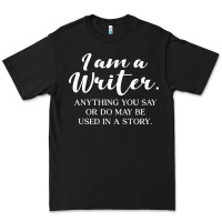 Black i am a writer Premium Tee - linhVisuals