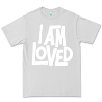 Dove Grey i am loved Premium Tee - linhVisuals