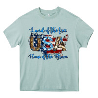 Arona land of the free home of the brave american flag background Heavy Core Tee - Jasminsmagicworld