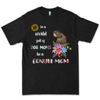 Black funny be a green cheek conure parrot bird mom mother sweatshirt Premium Tee - linhVisuals