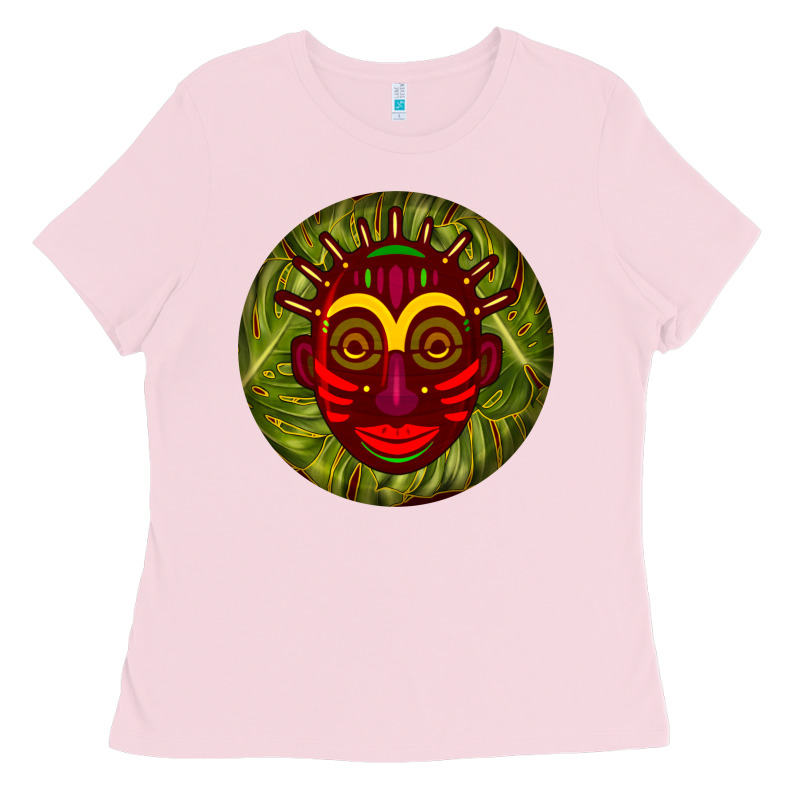 African Masks Round Earrings 4 Ladies Tee by BundleAndBundleShop | Teevron
