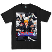 Black Bleachs Anime Premium Tee - linhVisuals