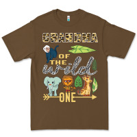 Cacao grandma of the wild one zoo mother birthday safari jungle long sleeve Premium Tee - linhVisuals
