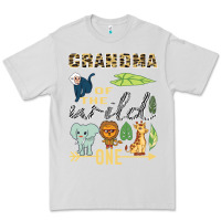 Dove Grey grandma of the wild one zoo mother birthday safari jungle long sleeve Premium Tee - linhVisuals