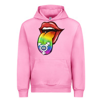 Pride Lgbt Sign Tongue Urban Hoodie | Teevron