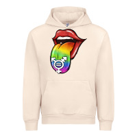 Sandshell Pride LGBT Sign Tongue Urban Hoodie - Jasminsmagicworld
