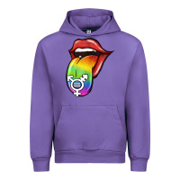 Tulip Pride LGBT Sign Tongue Urban Hoodie - Jasminsmagicworld