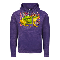 Cloud Purple kiss me frog Vintage Hoodie - RacoonDesign