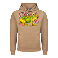 Kiss Me Frog Vintage Hoodie | Teevron