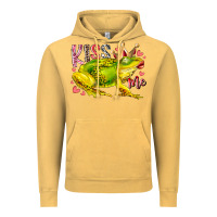 Vintage Mustard kiss me frog Vintage Hoodie - RacoonDesign