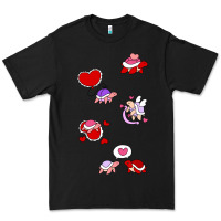 Black valentines day turtles Premium Tee - linhVisuals