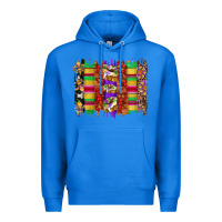 True Royal mardi gras cake fleur de lis crawfish brushstrokes Premium Hoodie - Artiststas