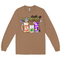 Toasted Coconut Drink Up Witches Long Sleeve Tee - CowhideDigitalArt