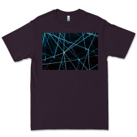 Plum network background Premium Tee - linhVisuals