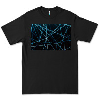 Black network background Premium Tee - linhVisuals