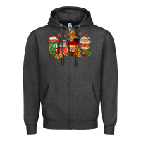 Christmas Cookies Coffee Zipper Hoodie | Teevron