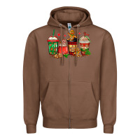 Chestnut christmas cookies coffee Zipper Hoodie - Jasminsmagicworld