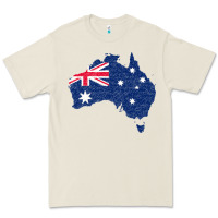 Bone Australia Map Flag Drawing Line Art Premium Tee - linhVisuals