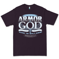 Plum armor of god bible verse scripture Premium Tee - linhVisuals