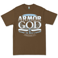 Cacao armor of god bible verse scripture Premium Tee - linhVisuals